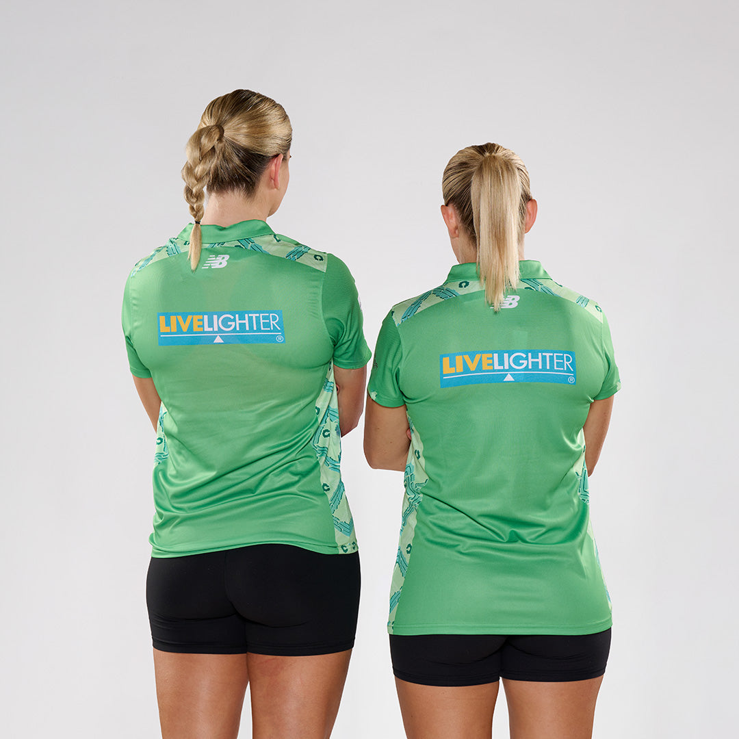 NB WCF 2025 Media Polo Green- Ladies