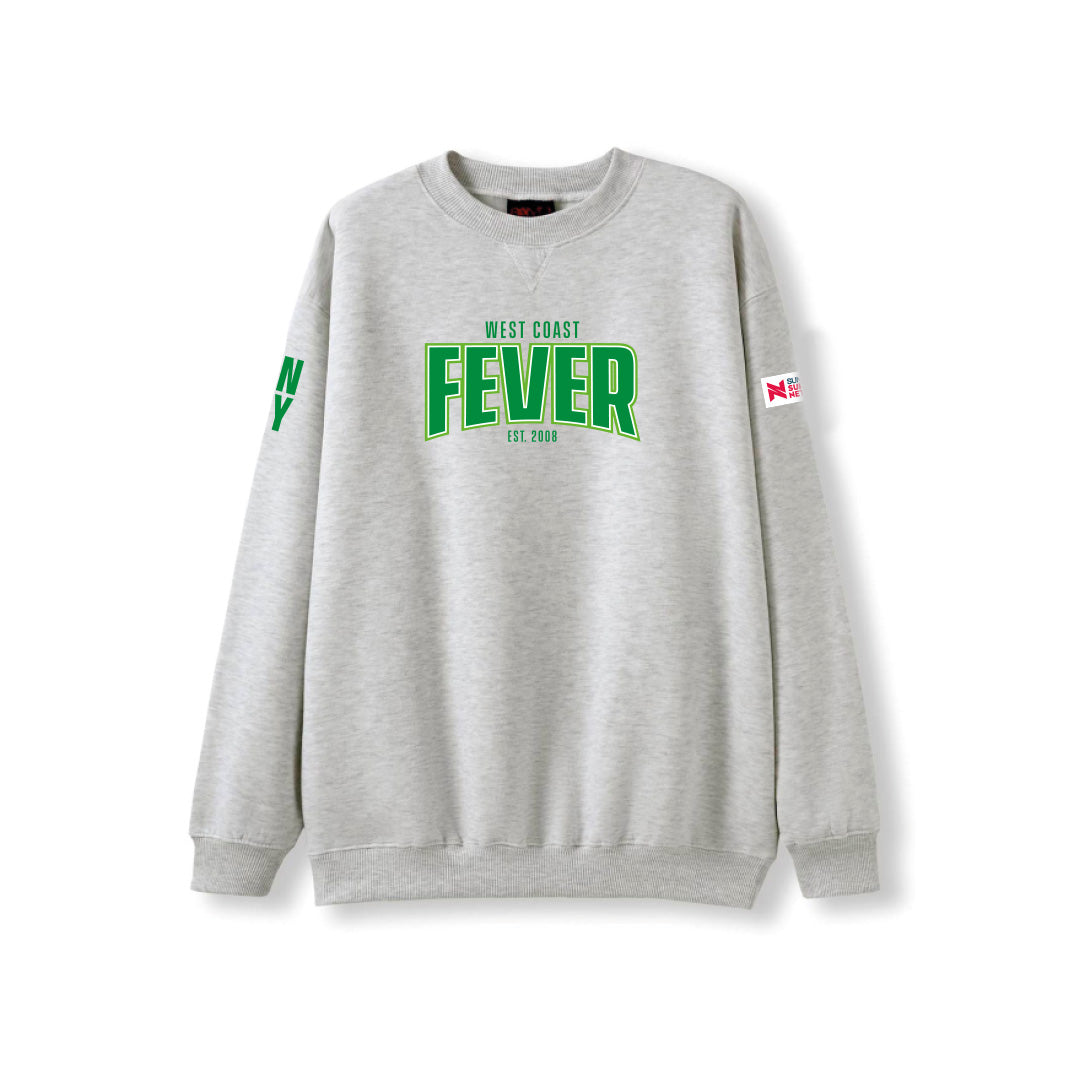 WCF FEVER Est 2008 Crew Snow Marl- Unisex