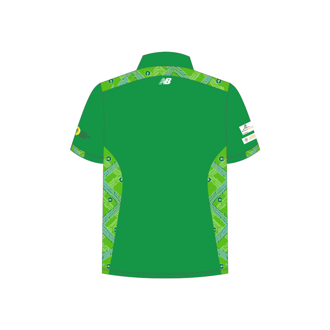 NB WCF 2025 Media Polo Green- Kids