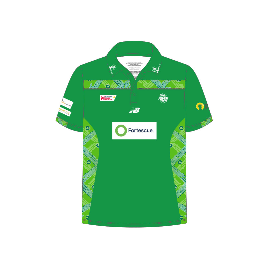 NB WCF 2025 Media Polo Green- Kids
