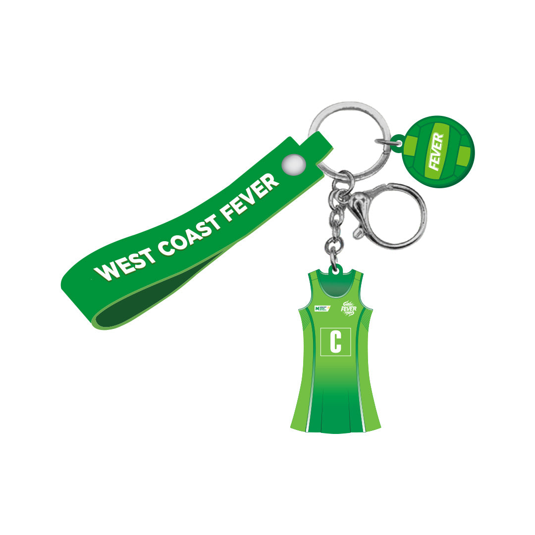 WCF Netball and Dress keyring