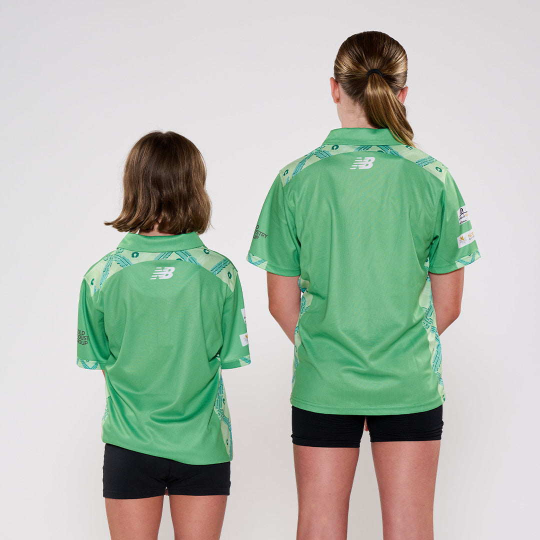 NB WCF 2025 Media Polo Green- Kids