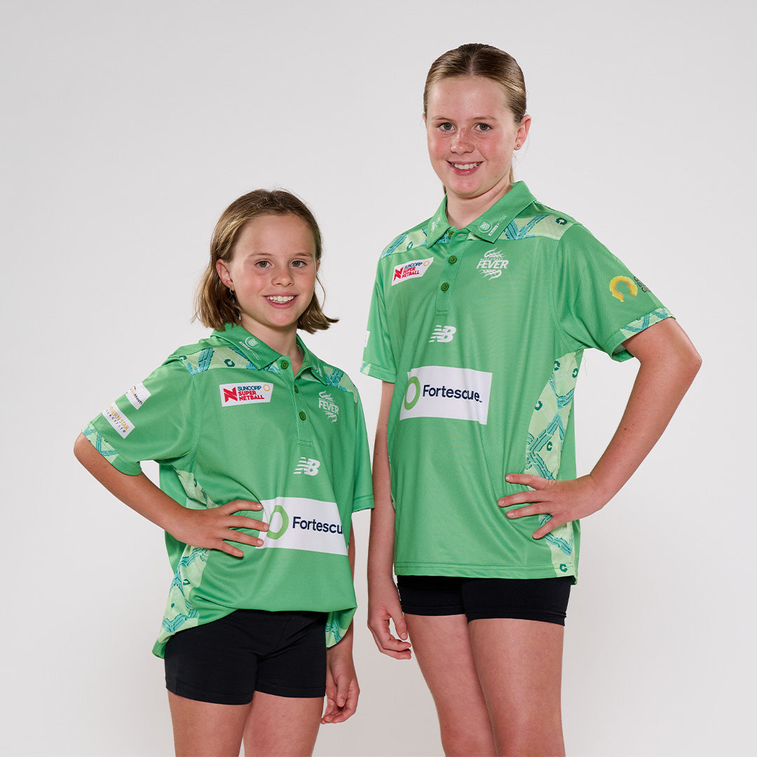 NB WCF 2025 Media Polo Green- Kids