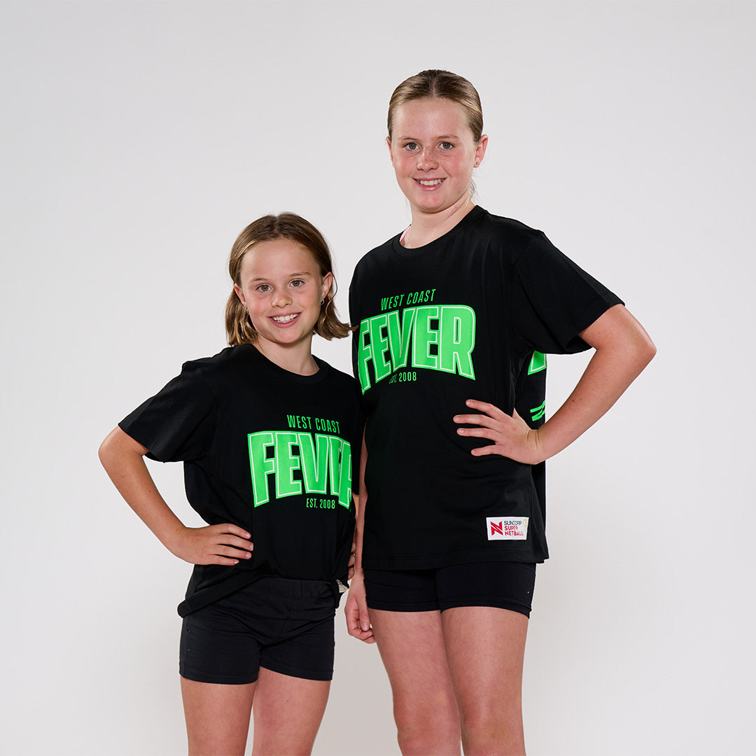 WCF FEVER Est 2008 Tee Black- Kids