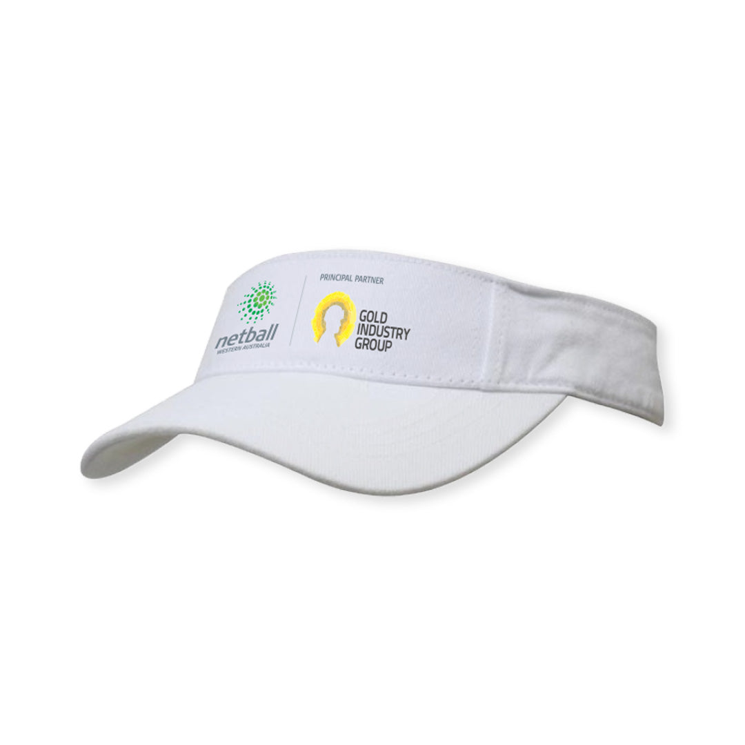 NWA Umpiring visor-White