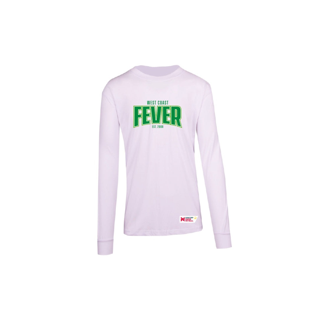 WCF FEVER Est 2008 Long Sleeve White- Unisex