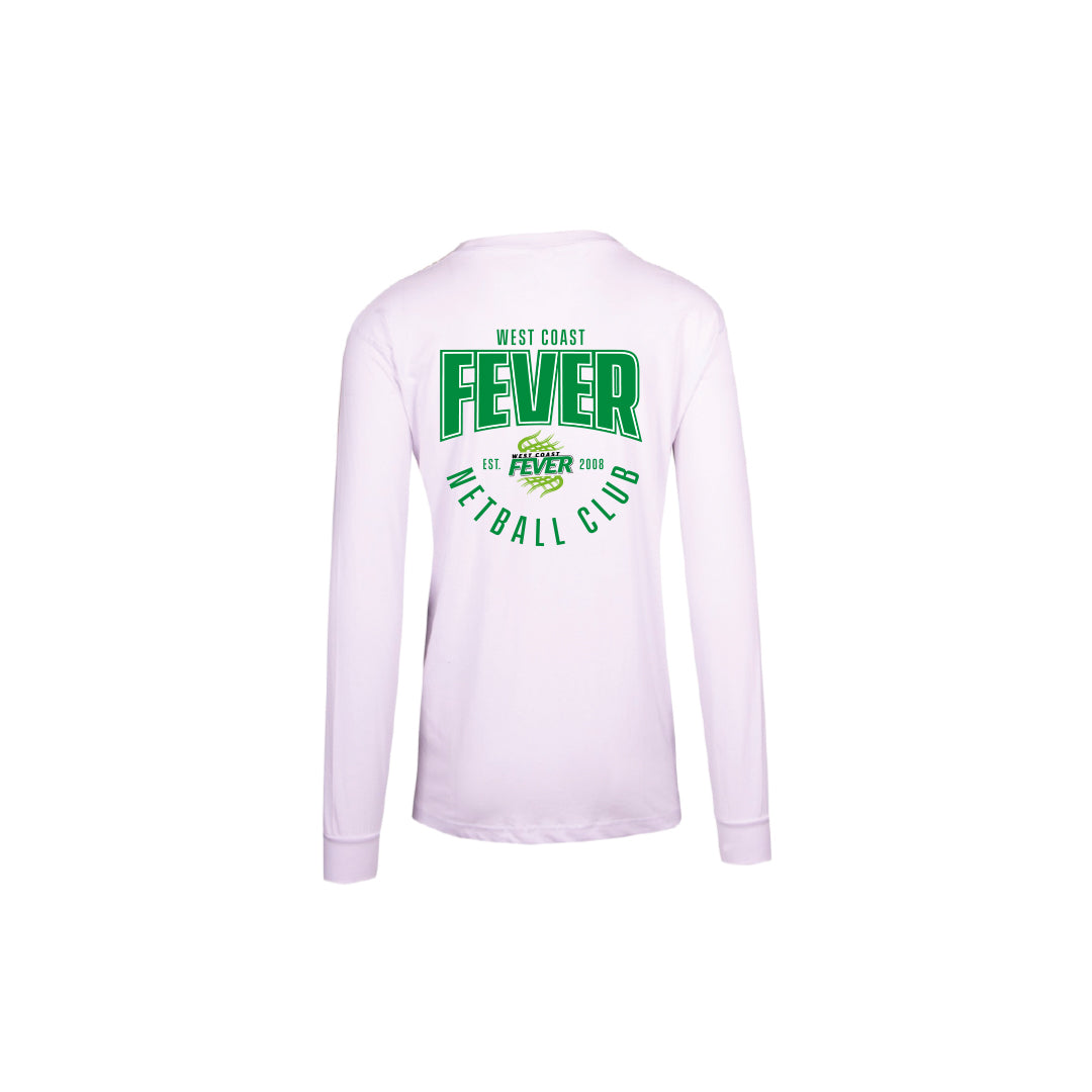 WCF FEVER Est 2008 Long Sleeve White- Unisex