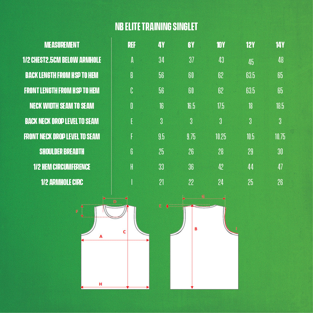 NB WCF 2026 Training singlet- Kids