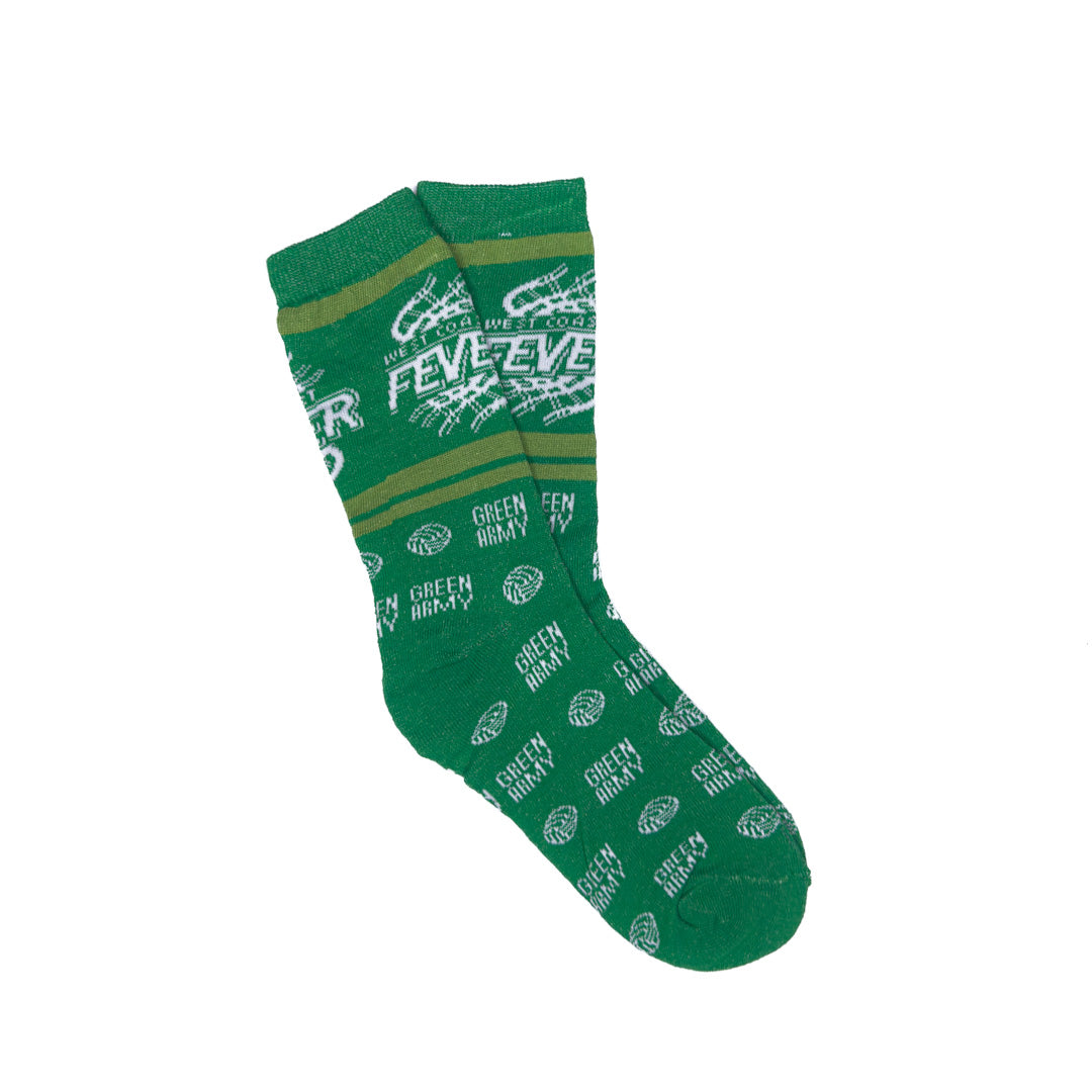 WCF Green Army socks