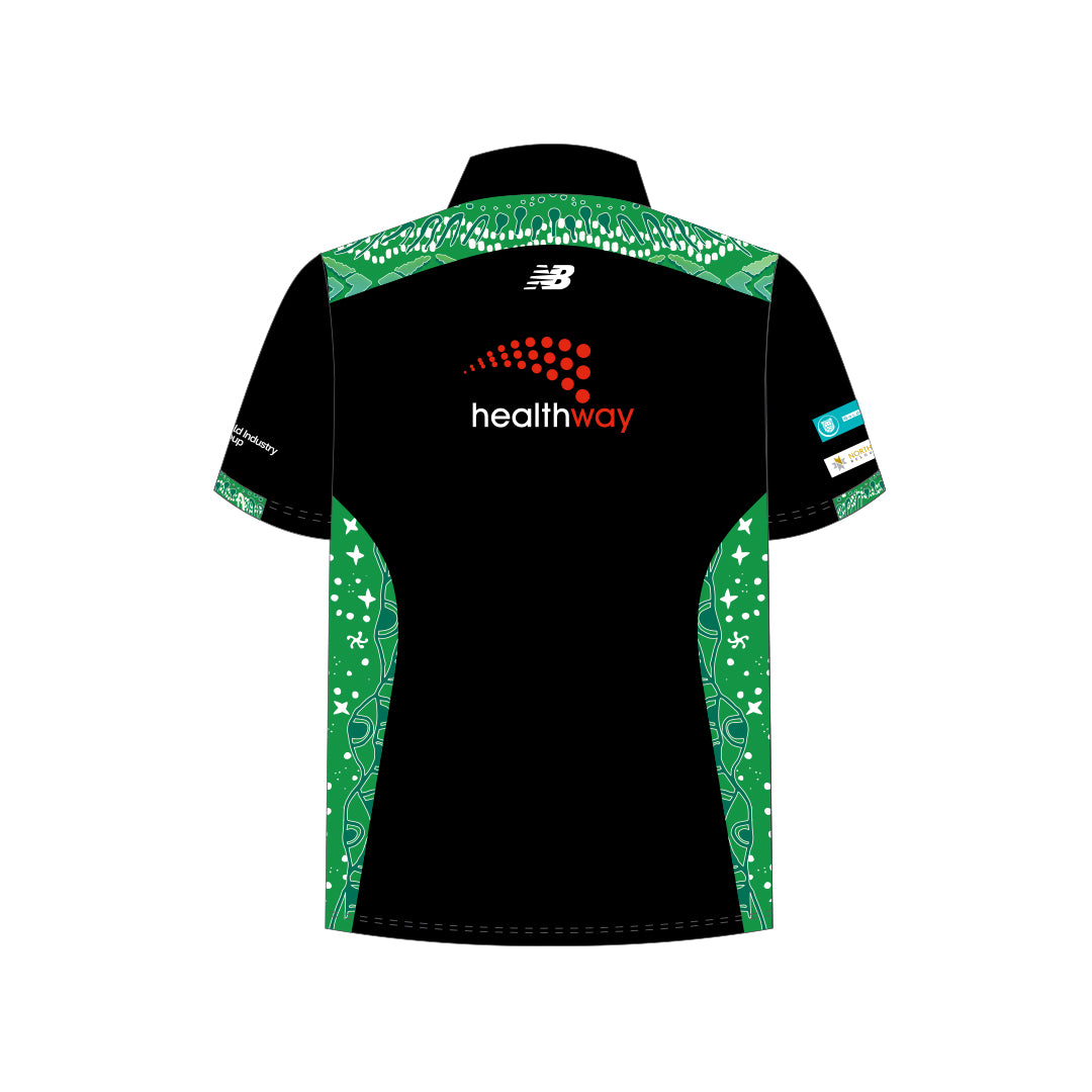 NB WCF 2026 Media Polo Black- Unisex