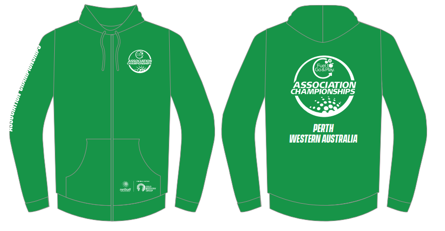 2025/24 Association Champs zip hoodie green-adult