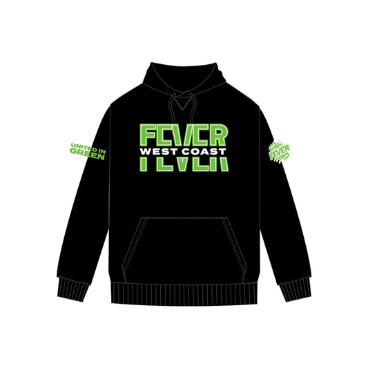 West Coast Fever 2027 Hoodie Black - Kids LIMITED EDITION
