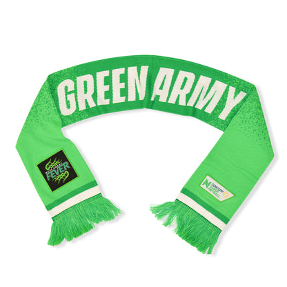 WCF 2024 Green Army Woven Scarf