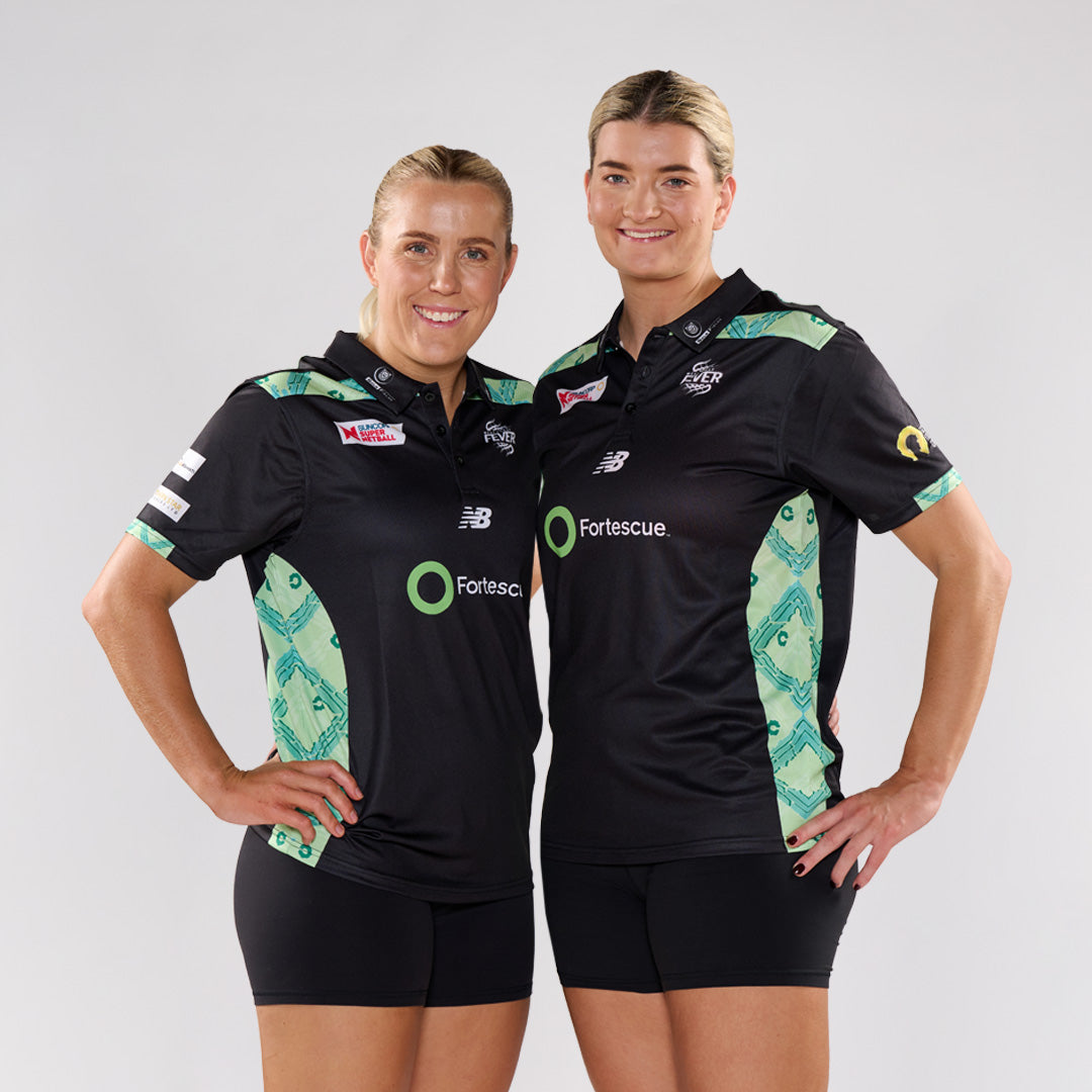 NB WCF 2025 Media Polo Black- Ladies