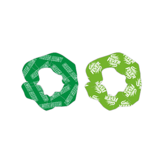 WCF Green Scrunchies- set of 2