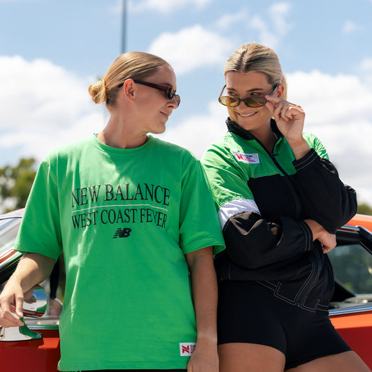 NB WCF Retro Logo Tee Green- Unisex