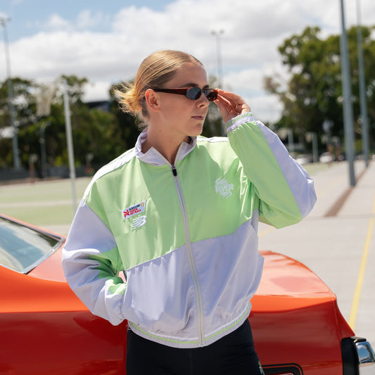 NB WCF Box Jacket Ladies- Grey/Green LIMITED EDITION