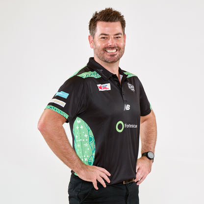 NB WCF 2026 Media Polo Black- Unisex