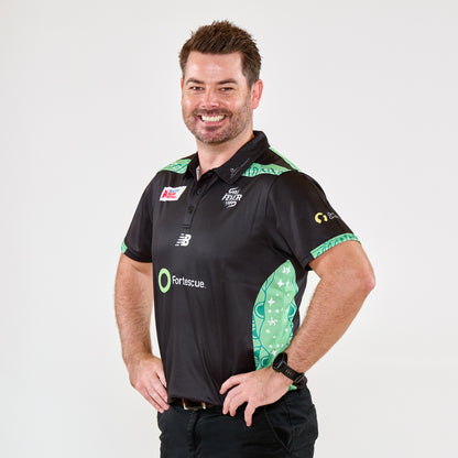 NB WCF 2026 Media Polo Black- Unisex