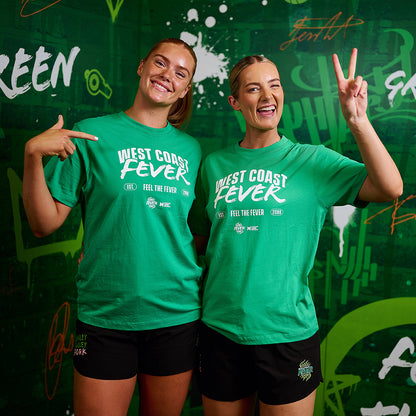 WCF 2026 Feel The Fever Tee Green- Unisex