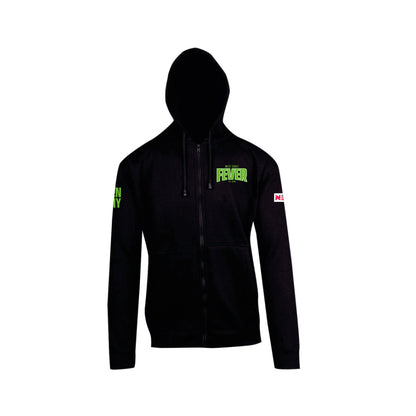WCF FEVER Est 2008 Zip Hoodie Black- Unisex