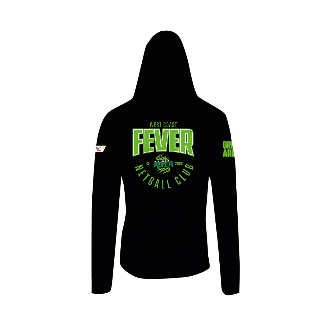WCF FEVER Est 2008 Zip Hoodie Black- Unisex