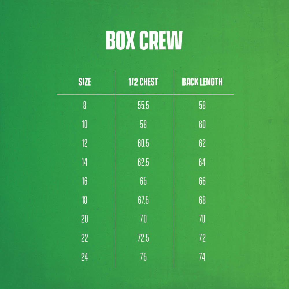 NB WCF Box Crew Green/Black- Ladies LIMITED EDITION