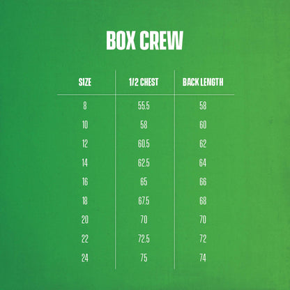 NB WCF Box Crew Green/Black- Ladies LIMITED EDITION