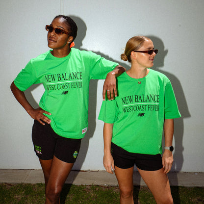 NB WCF Retro Logo Tee Green- Unisex