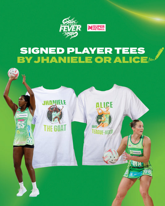 West Coast Fever JHANIELE FOWLER-NEMBHARD Tee- Kids SIGNED BY JHANIELE