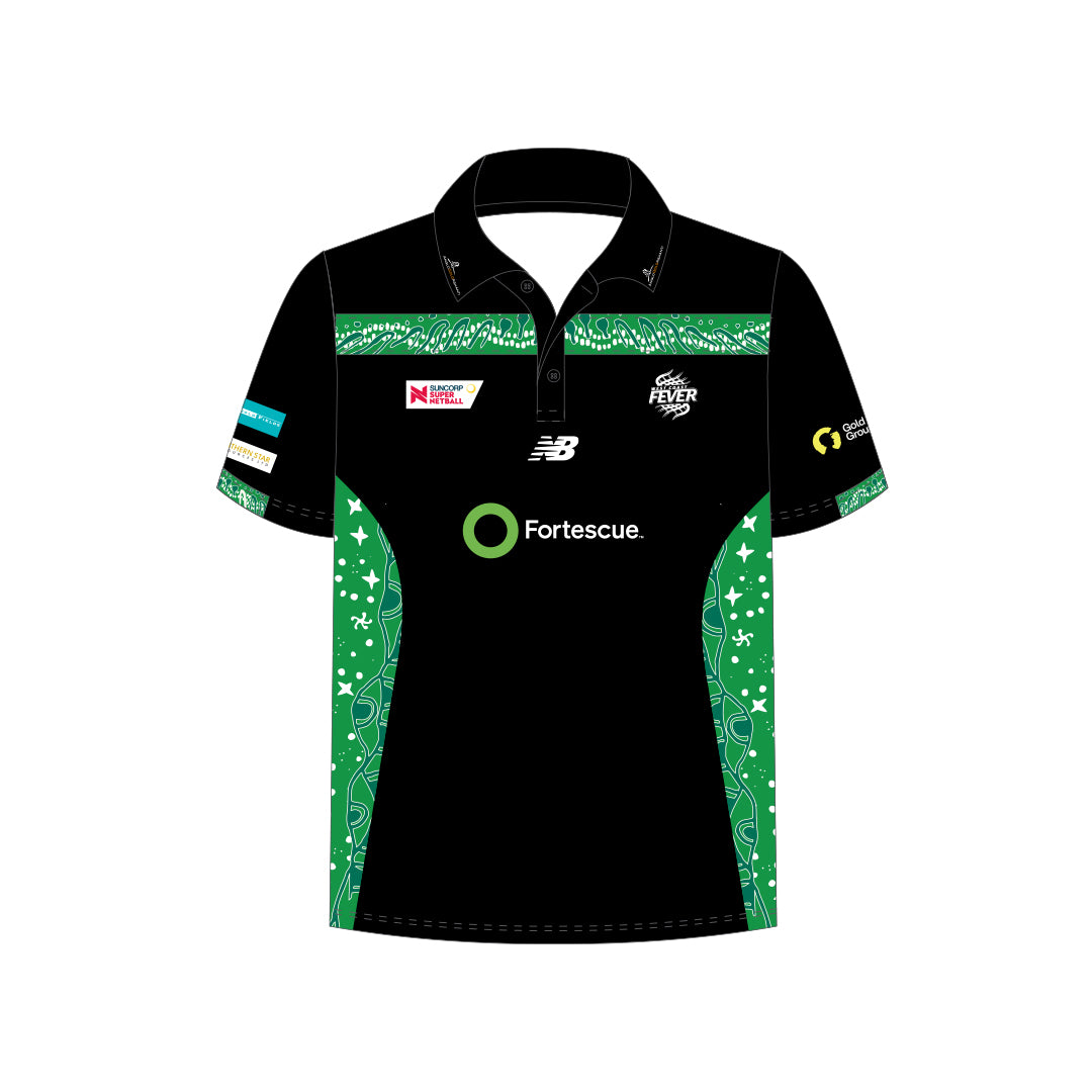 NB WCF 2026 Media Polo Black- Ladies