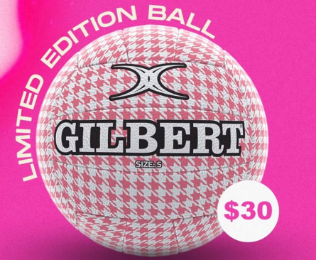 Gilbert Supporter Netball Size 5- Limited Edition